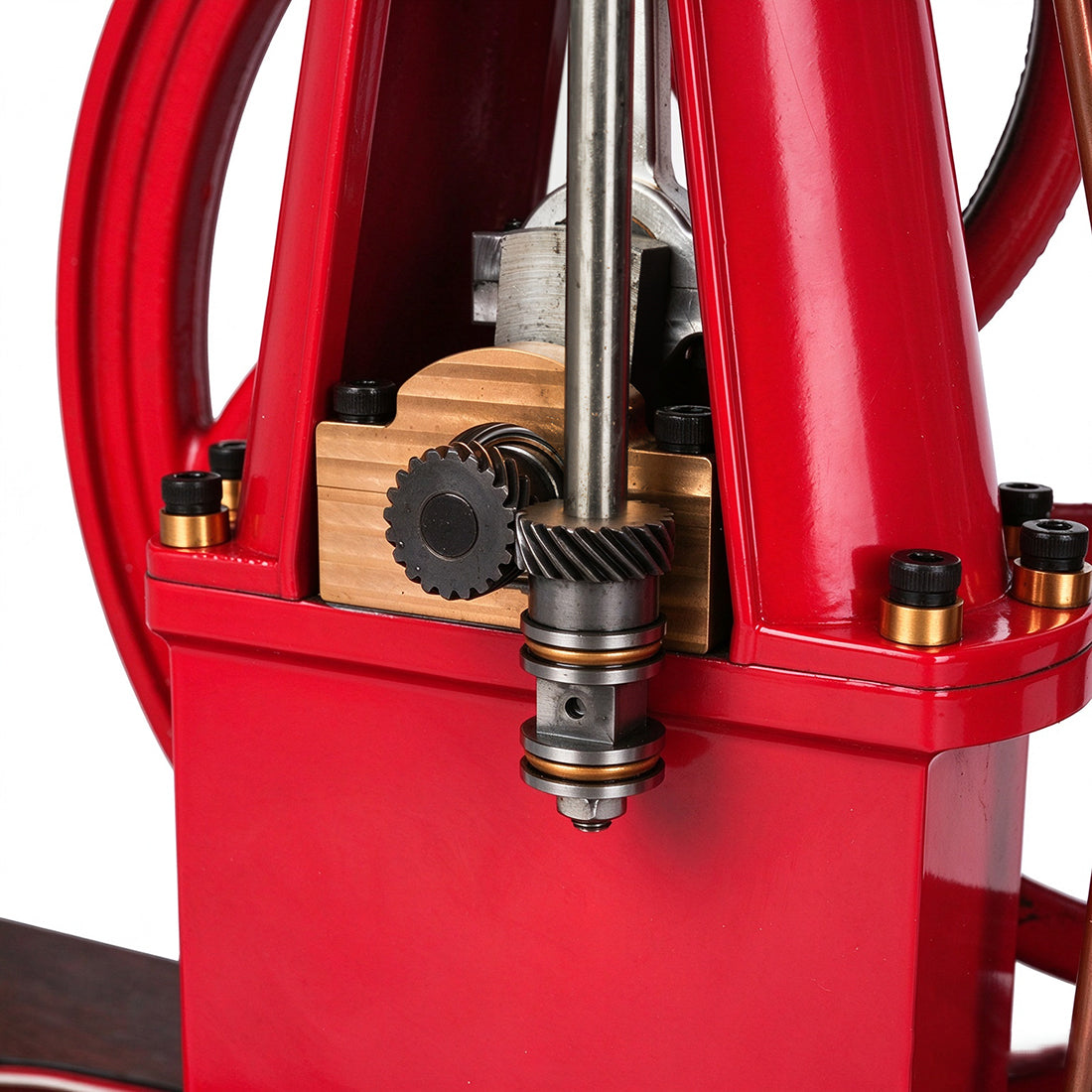 Retrol A16 Scandinavian-Style Stationary Engine Model, 16cc Petrol A-Frame with Flyball Governor - stirlingkit