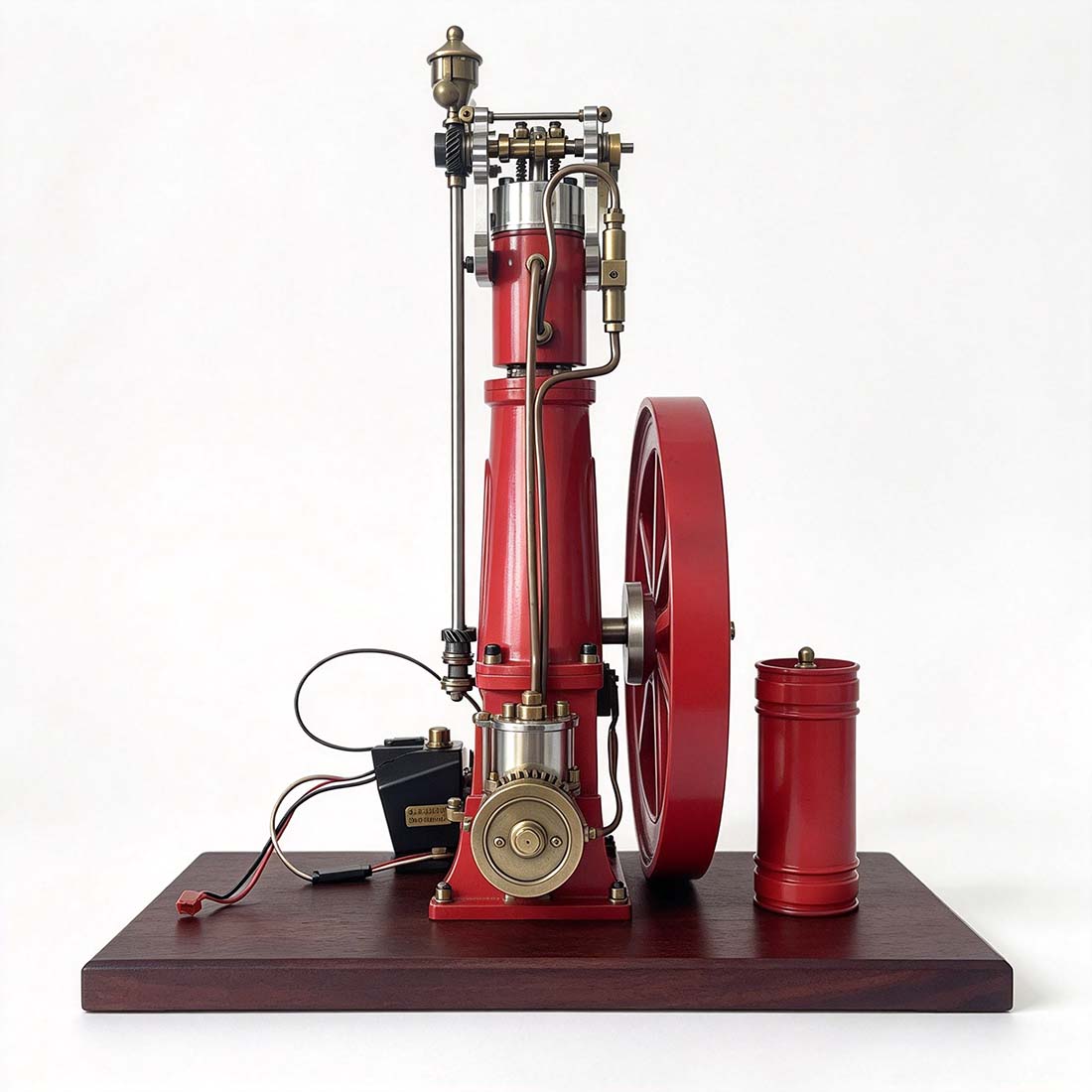 Retrol A16 Scandinavian-Style Stationary Engine Model, 16cc Petrol A-Frame with Flyball Governor - stirlingkit
