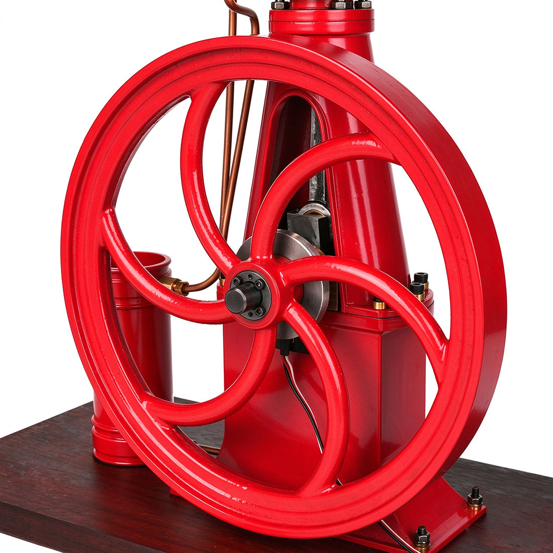 Retrol A16 Scandinavian-Style Stationary Engine Model, 16cc Petrol A-Frame with Flyball Governor - stirlingkit