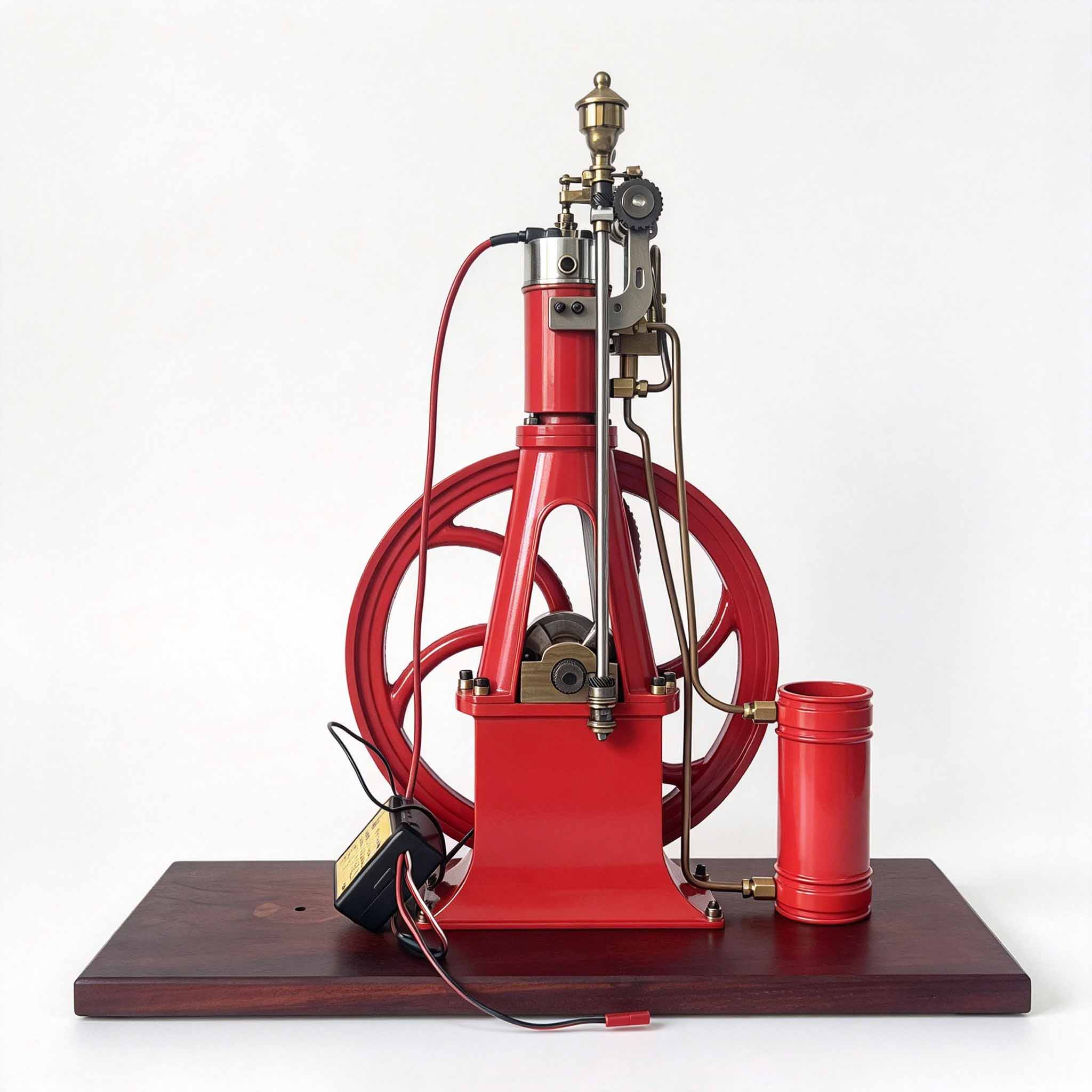 Retrol A16 Scandinavian-Style Stationary Engine Model, 16cc Petrol A-Frame with Flyball Governor - stirlingkit