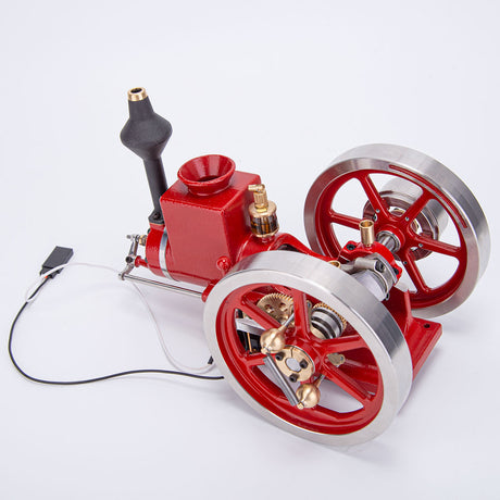 RETROL HM-01 Hit and Miss Engine Full Set with Stationary Engine Cart - stirlingkit