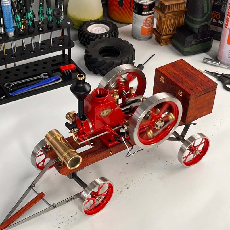 RETROL HM-01 Hit and Miss Engine Full Set with Stationary Engine Cart