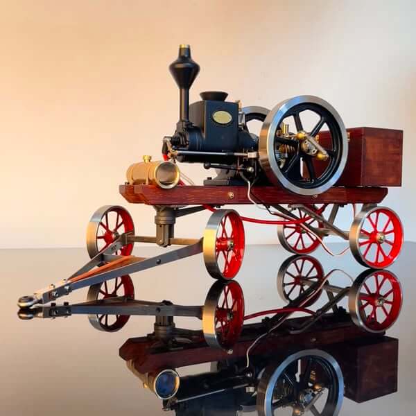 RETROL HM-01 Hit and Miss Engine Full Set with Stationary Engine Cart - stirlingkit