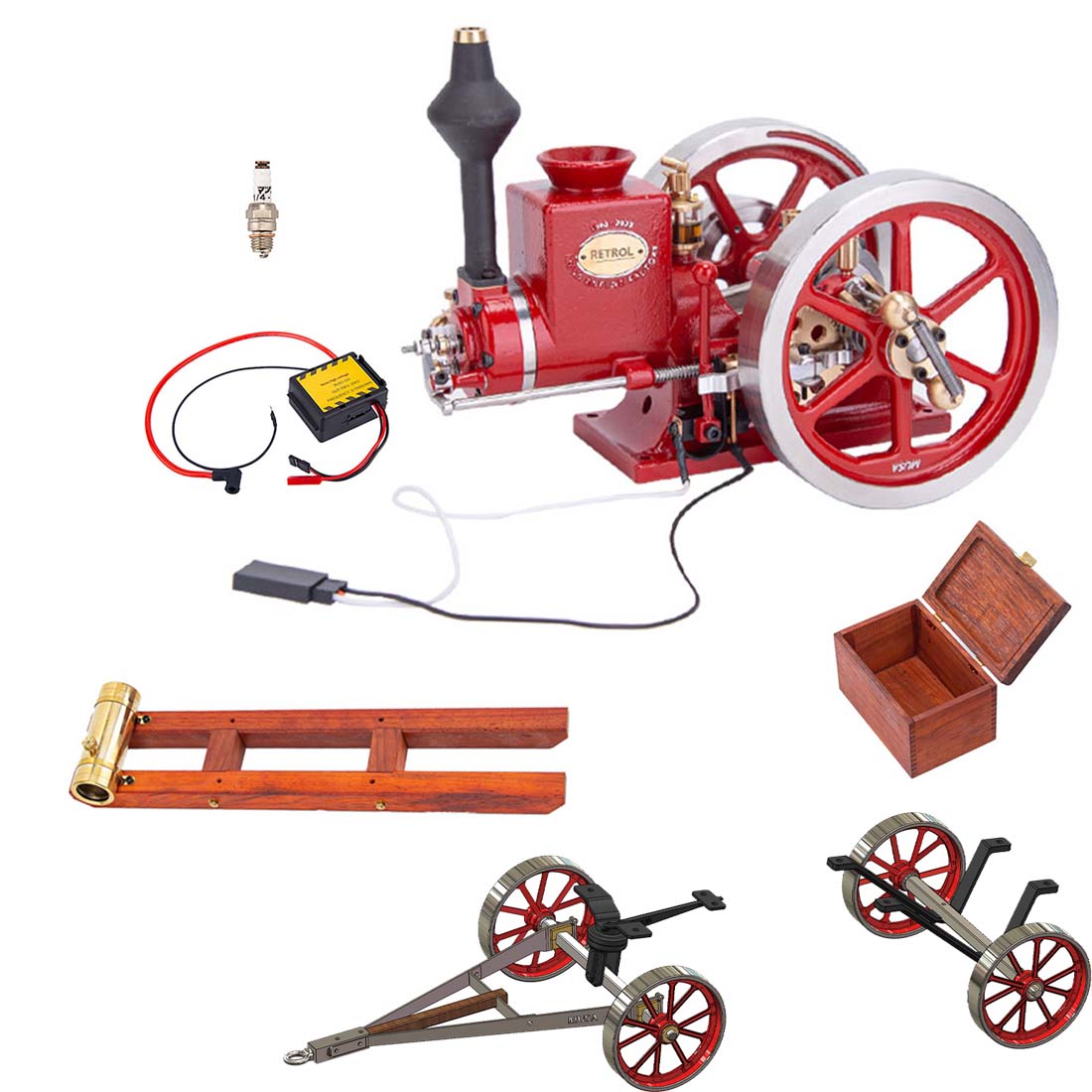 Miniature Metal Engine Model Kits for Beginner - Build Your First ...