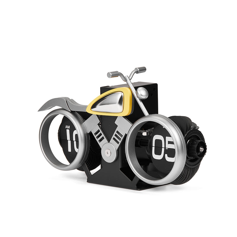Retrol Motorcycle Flip Clock Unique Gift for Biker - stirlingkit