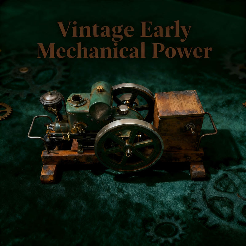 RETROL & OKMO 1110 Miniature Gas 4-Stroke ICE Japanese Style Retro Classic Engine Model Full Set