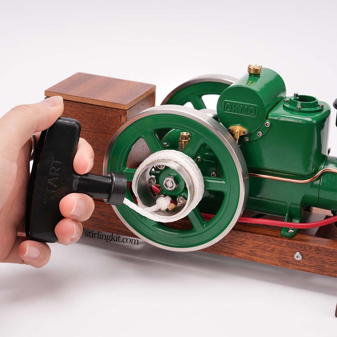 RETROL & OKMO 1110 Miniature Gas 4-Stroke ICE Japanese Style Retro Classic Engine Model Full Set