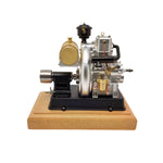 RETROL × OKMO 185-Type Gas Powered Antique Tractor Engine Model 4-Stroke European-Style Miniature Engine
