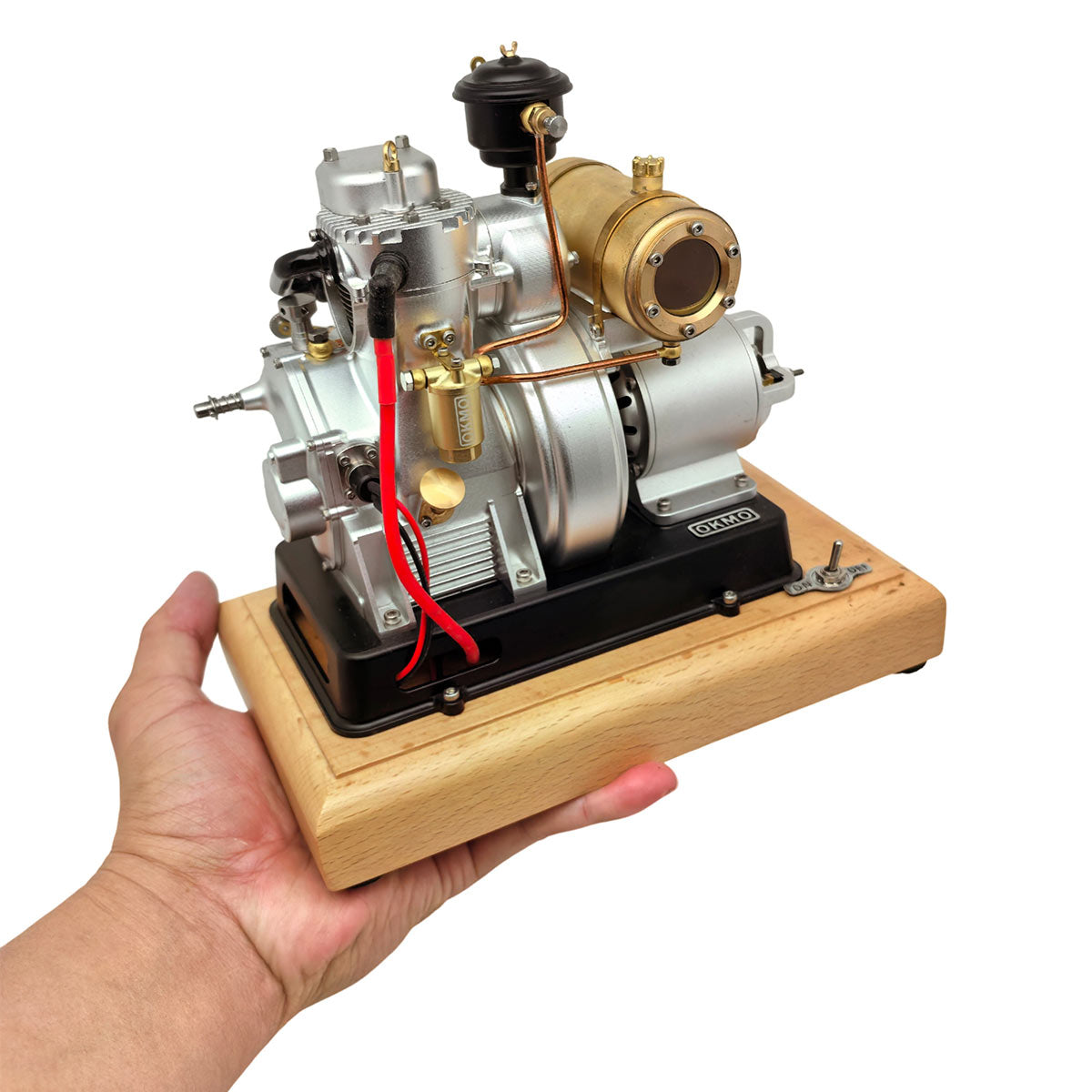 RETROL × OKMO 185-Type Gas Powered Antique Tractor Engine Model 4-Stroke European-Style Miniature Engine