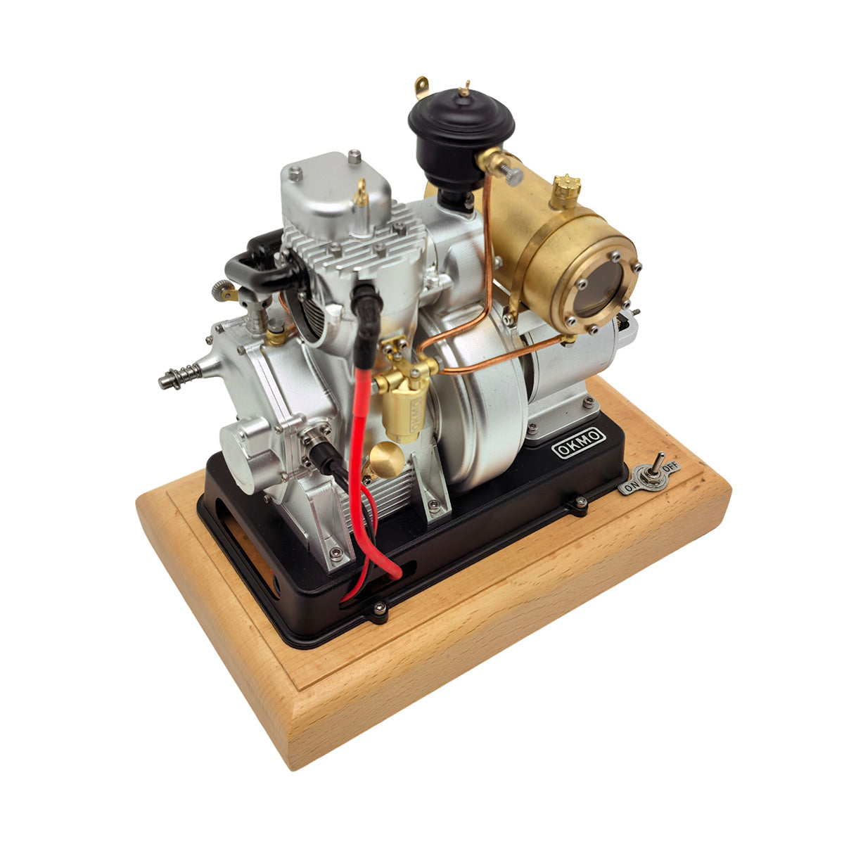 RETROL × OKMO 185-Type Gas Powered Antique Tractor Engine Model 4-Stroke European-Style Miniature Engine