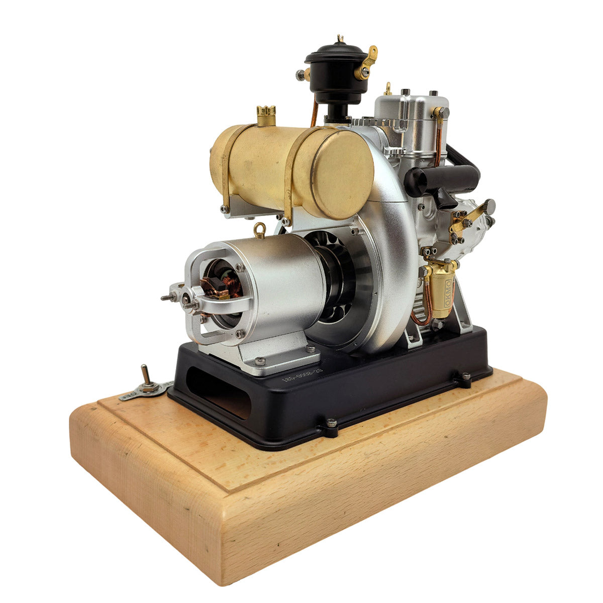 RETROL × OKMO 185-Type Gas Powered Antique Tractor Engine Model 4-Stroke European-Style Miniature Engine - stirlingkit