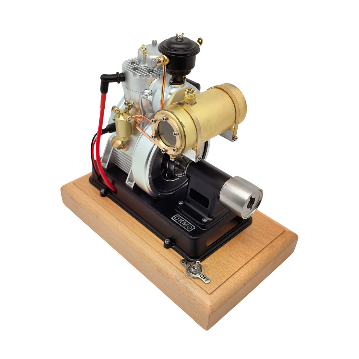 RETROL × OKMO 185-Type Gas Powered Antique Tractor Engine Model 4-Stroke European-Style Miniature Engine - stirlingkit