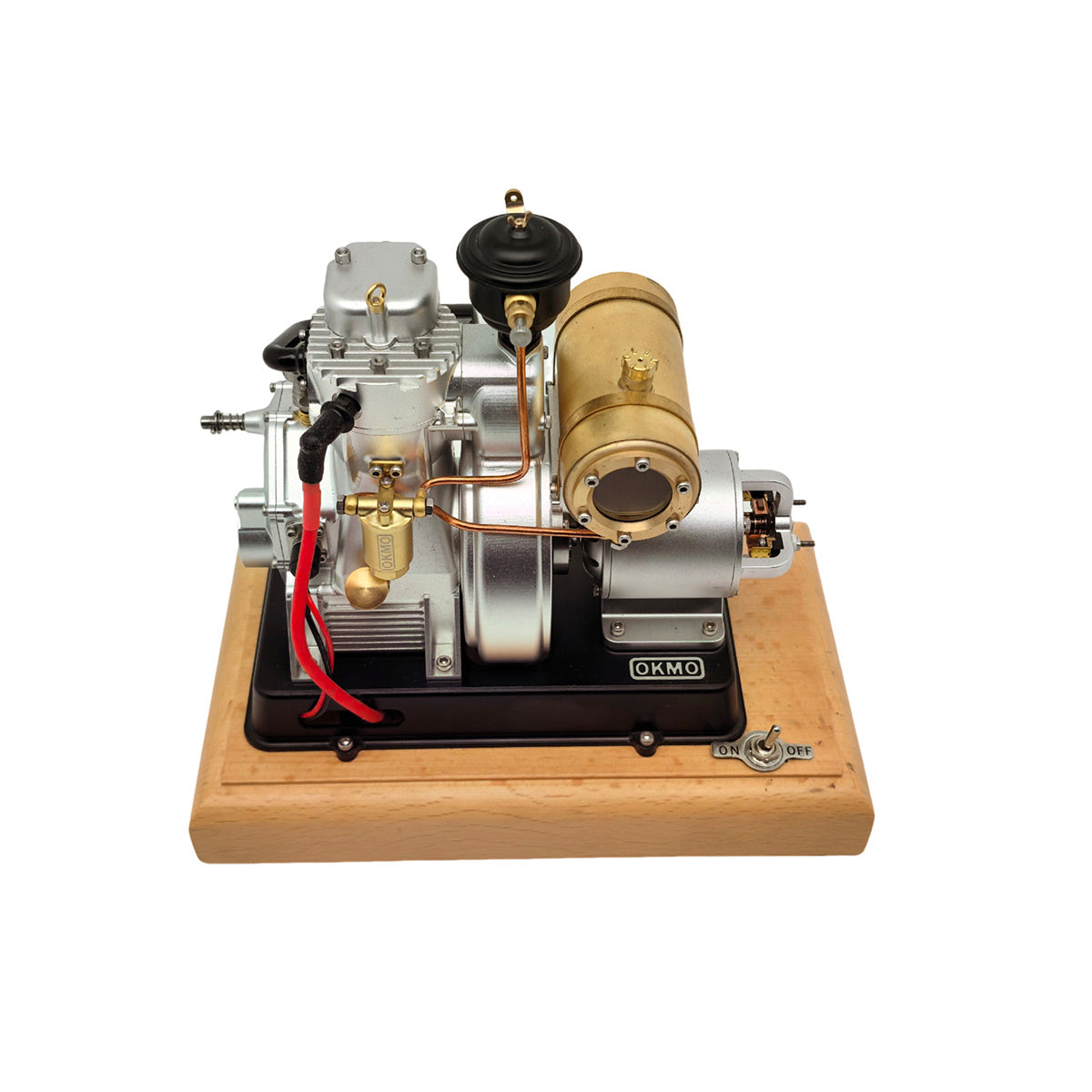 RETROL × OKMO 185-Type Gas Powered Antique Tractor Engine Model 4-Stroke European-Style Miniature Engine