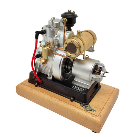RETROL × OKMO 185-Type Gas Powered Antique Tractor Engine Model 4-Stroke European-Style Miniature Engine - stirlingkit