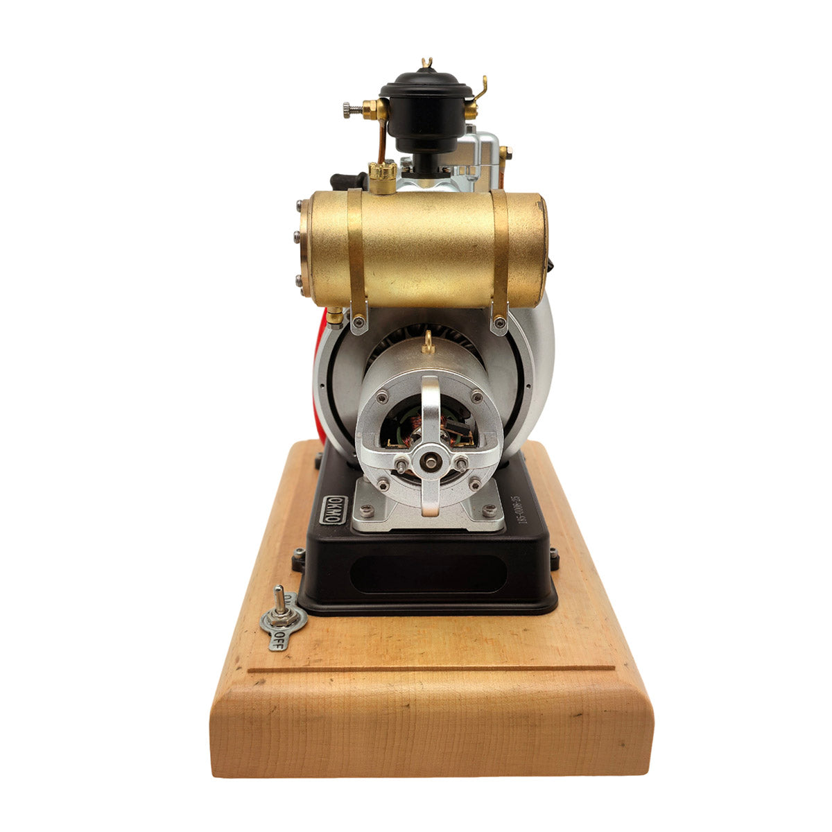 RETROL × OKMO 185-Type Gas Powered Antique Tractor Engine Model 4-Stroke European-Style Miniature Engine - stirlingkit