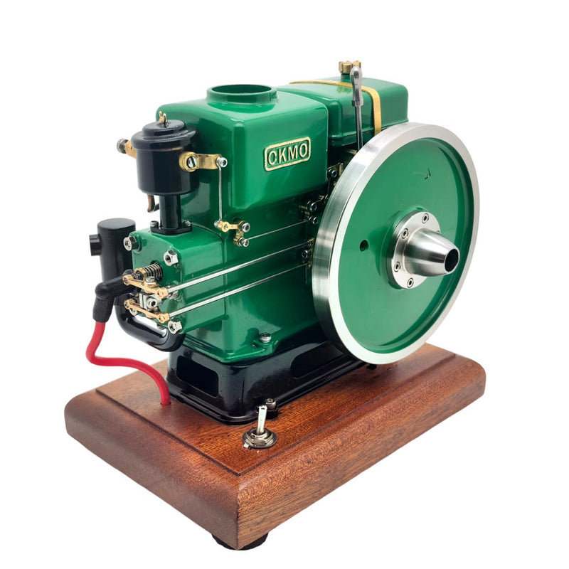 Retrol & OKMO 916 Hit and Miss Engine Mini Hopper-Cooled Stationary Gas Engine Model RTR - stirlingkit