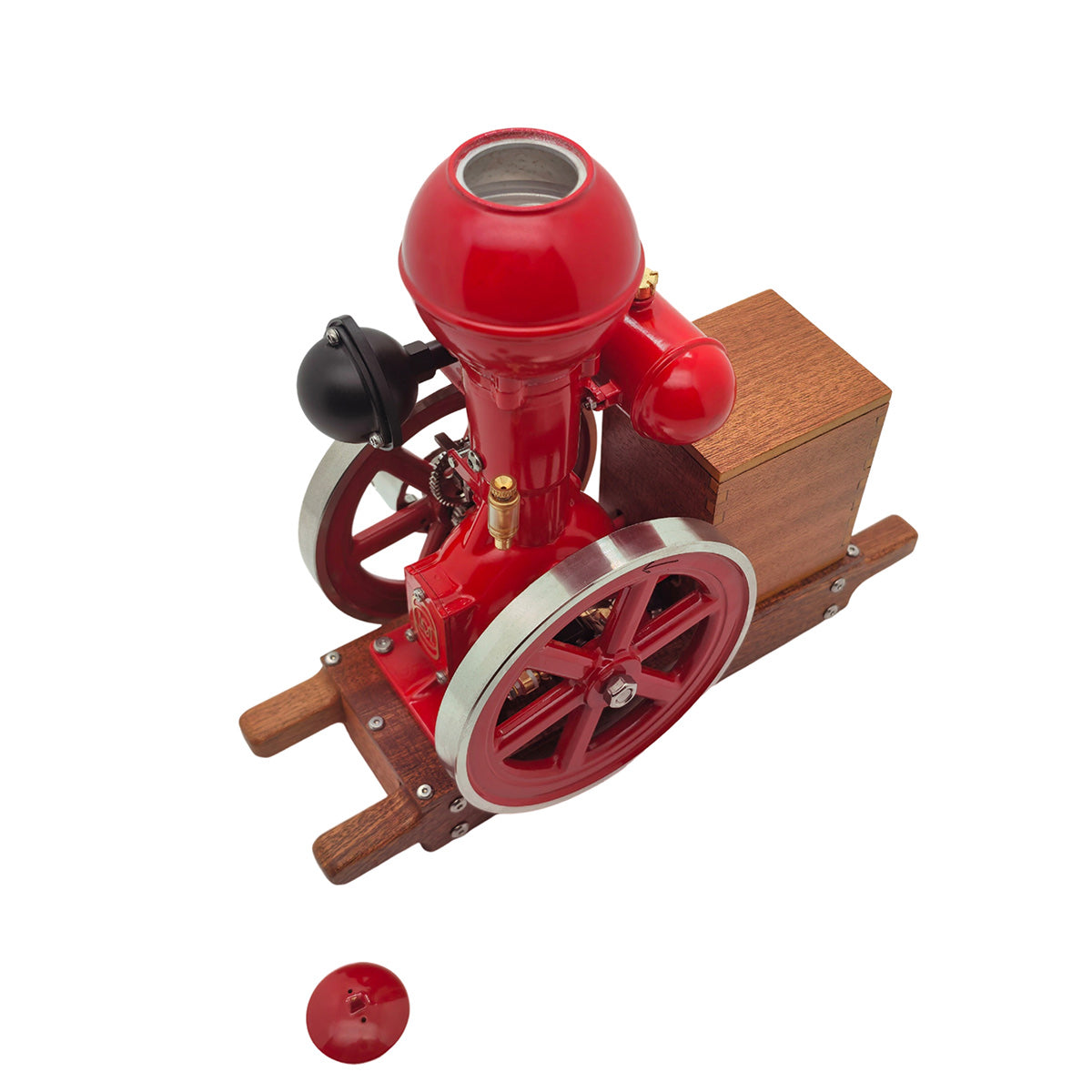RETROL & OKMO B01 Ball Top Vertical Hit and Miss Engine Miniature Gas ICE Engine