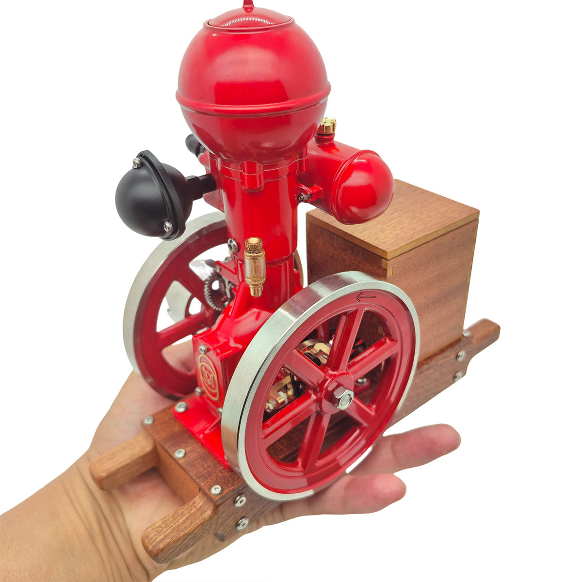 RETROL & OKMO B01 Ball Top Vertical Hit and Miss Engine Miniature Gas ICE Engine