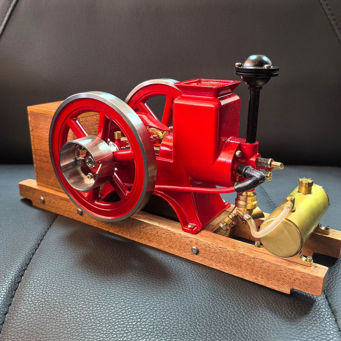 RETROL & OKMO B02 3.6cc Gas Hit and Miss Engine Model One-Key-Start Full Set RTR - stirlingkit