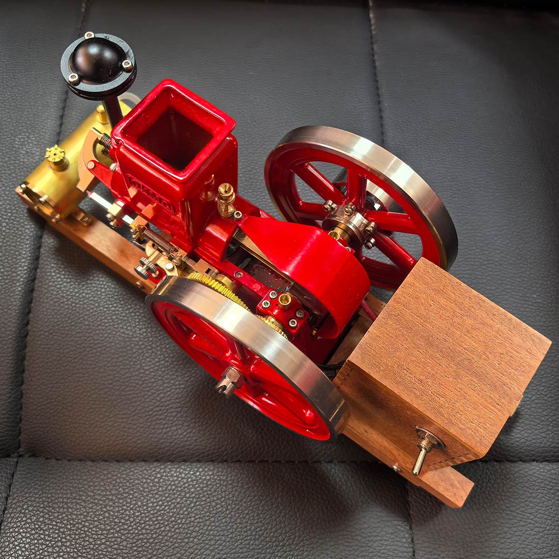 RETROL & OKMO B02 3.6cc Gas Hit and Miss Engine Model One-Key-Start Full Set RTR - stirlingkit