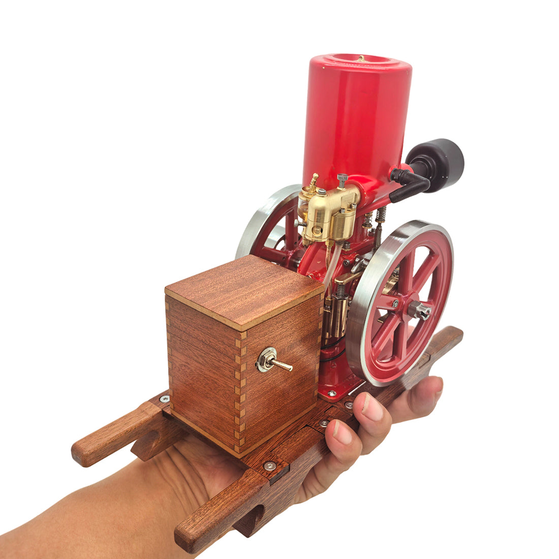 RETROL & OKMO N01 1/5 Scale Hit and Miss Vertical Gas Stationary Engine Model RTR - stirlingkit