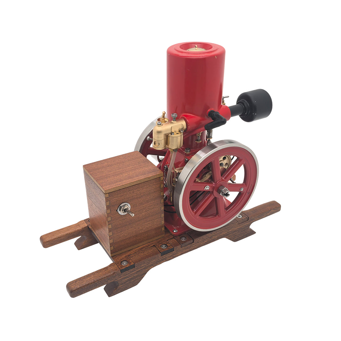 RETROL & OKMO N01 1/5 Scale Hit and Miss Vertical Gas Stationary Engine Model RTR - stirlingkit