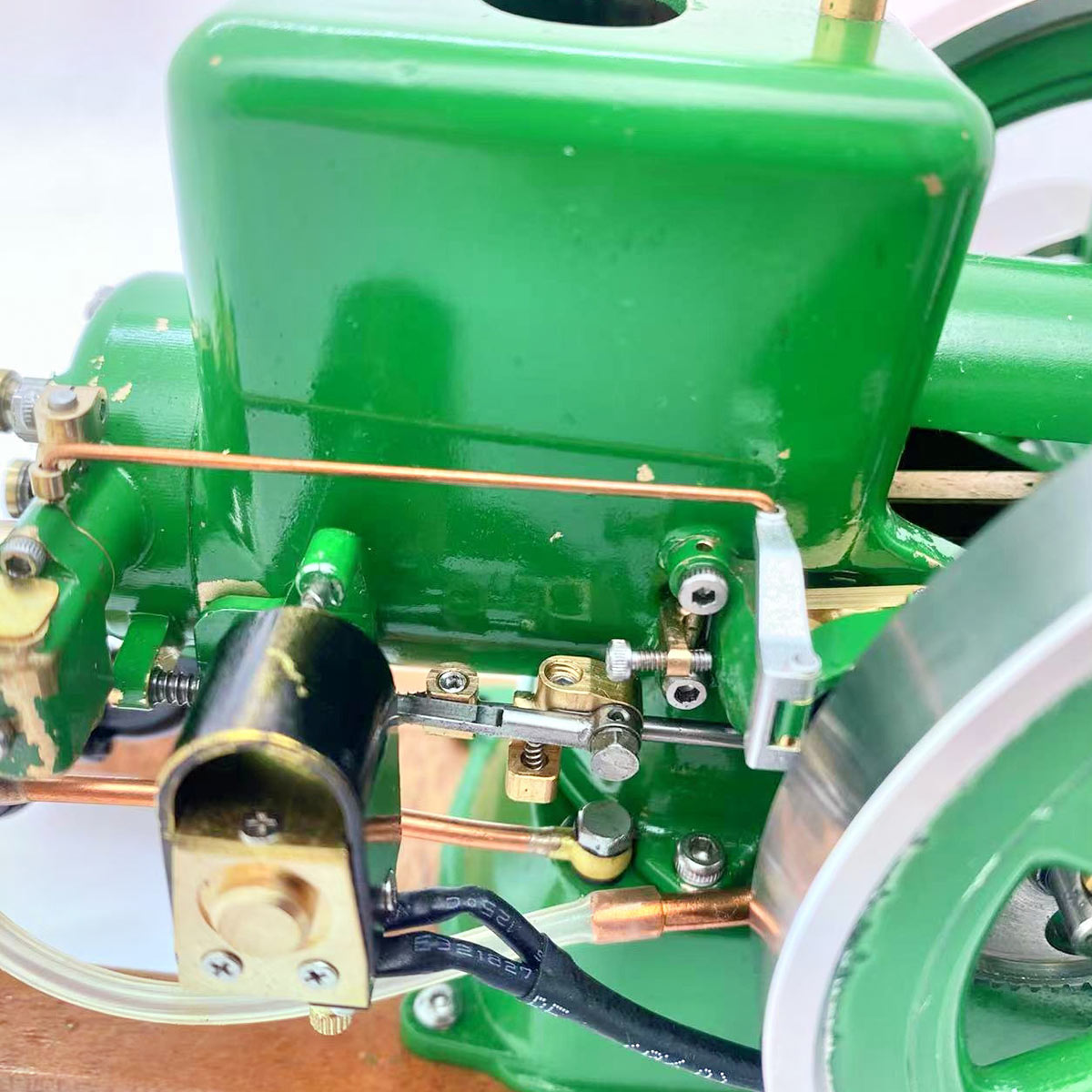 RETROL & OKMO Z01 Morse Z 3.6cc Throttle Governed Special Electric Engine Miniature Gas Hit n Miss Engine Model - stirlingkit
