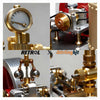 RETROL SE-03 Stationary Steam Mill Engine and Boiler DIY Model Kits with Generator Lamp Stand