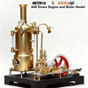 RETROL SE-03 Stationary Steam Mill Engine and Boiler DIY Model Kits with Generator Lamp Stand