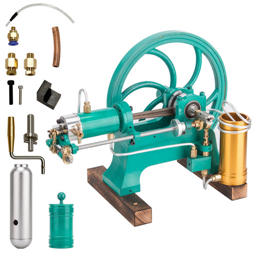 RETROL Vintage Horizontal Mill Engine Stationary Engine Model 4 Stroke Gasoline ICE - stirlingkit