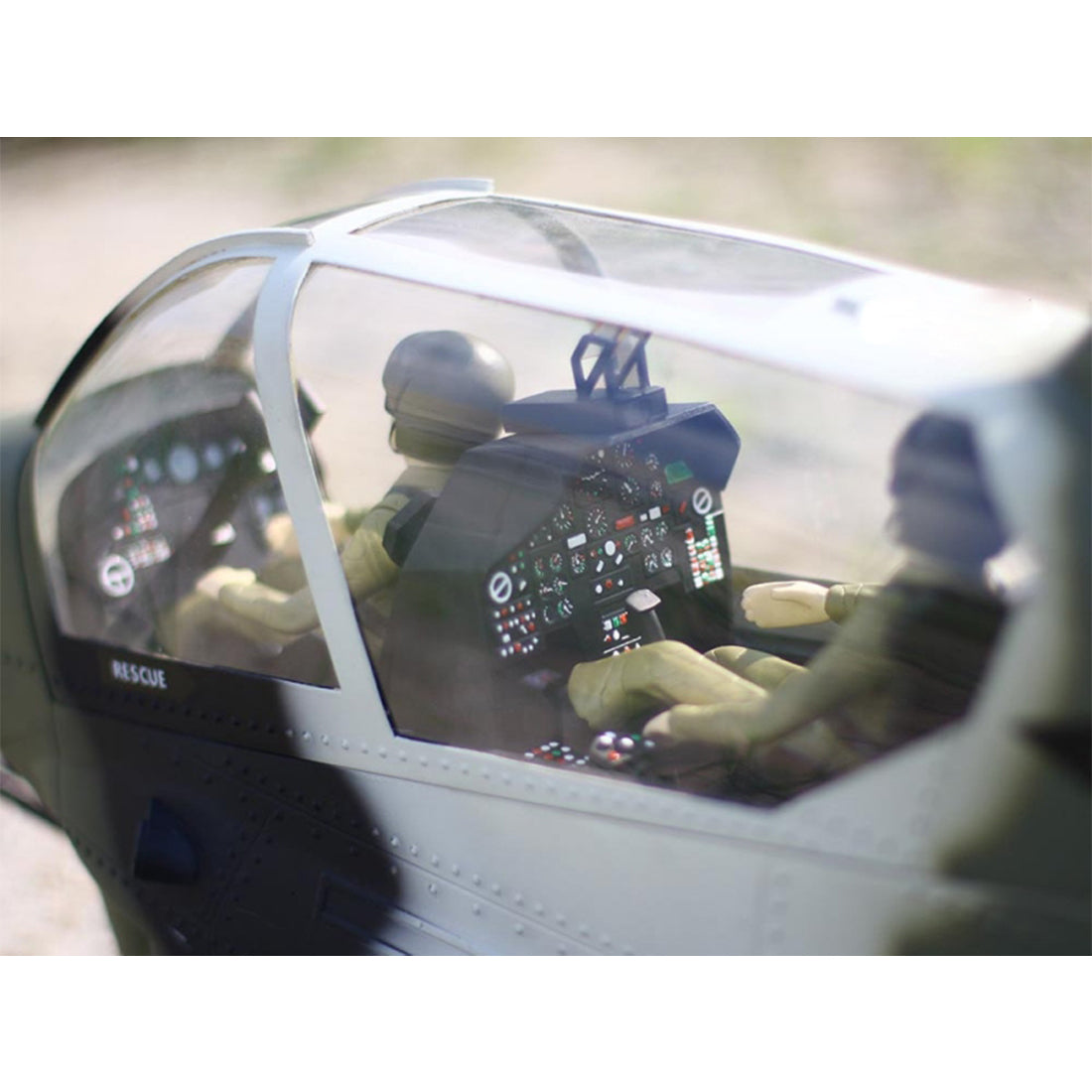 ROBAN AH-1 Cobra Super Large Scale GPS Helicopter 700 Size with H1 PRO Flight Controller 2.4G 6CH Camouflage Army Style - stirlingkit