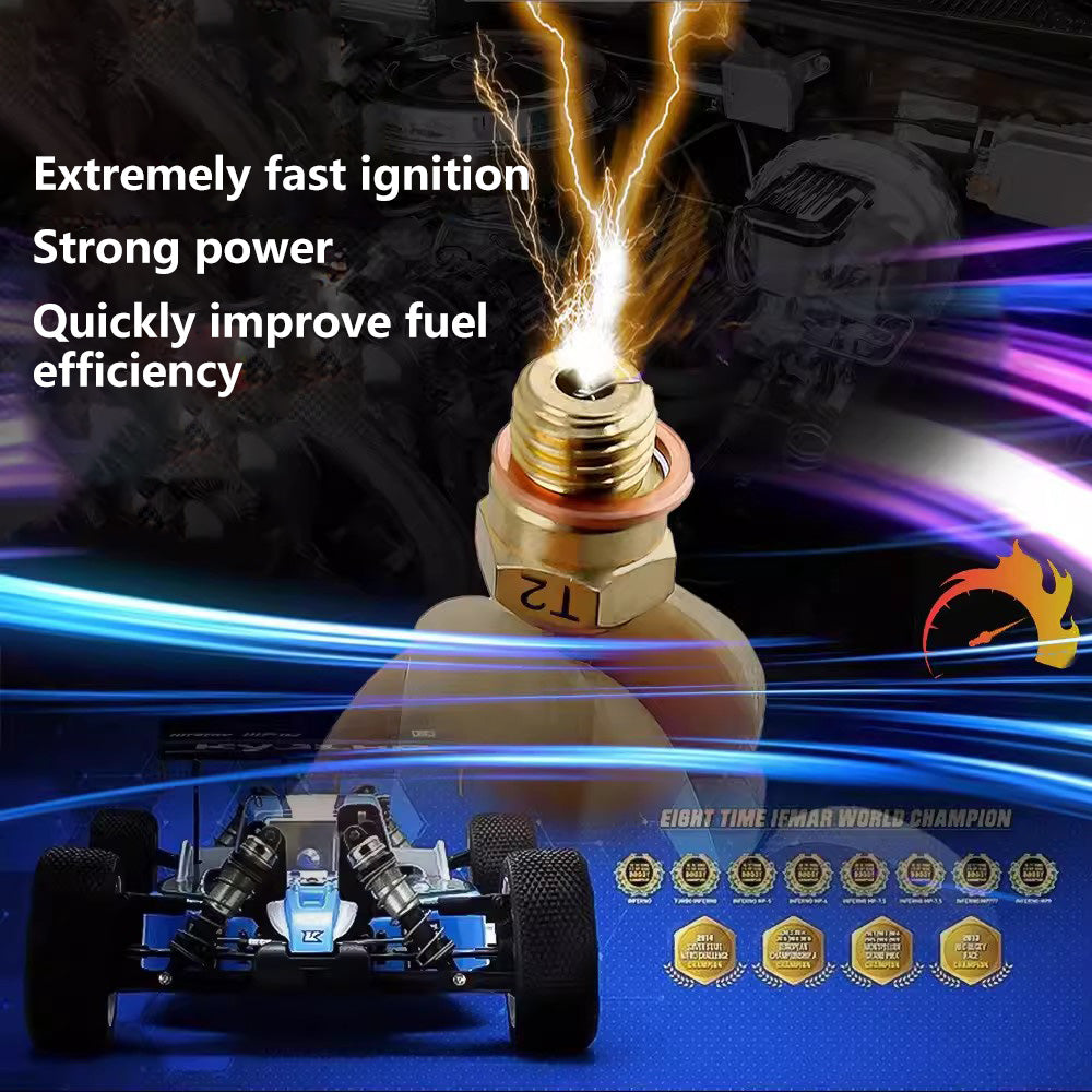RS NO T2 Electric Super Glow Plug for RC Nitro / Methanol Engine Models ...