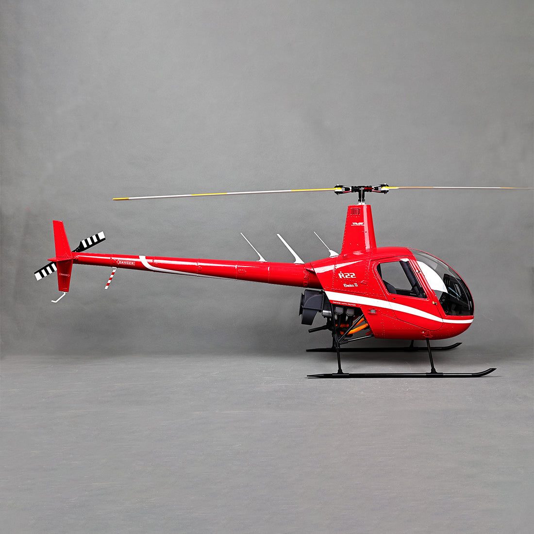 RVE R22 Robinson 700-Class Super Large Scale GPS RC Helicopter with H2 Flight Controller - stirlingkit