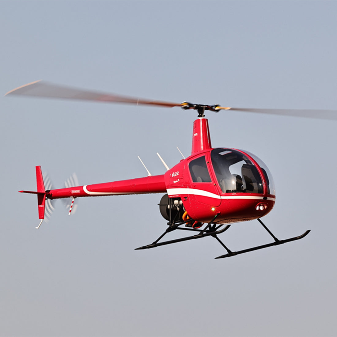 RVE R22 Robinson 700-Class Super Large Scale GPS RC Helicopter with H2 Flight Controller - stirlingkit