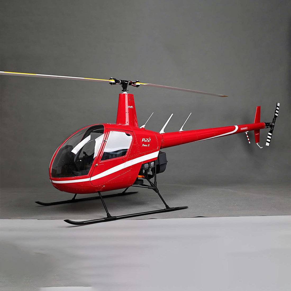 RVE R22 Robinson 700-Class Super Large Scale GPS RC Helicopter with H2 Flight Controller - stirlingkit