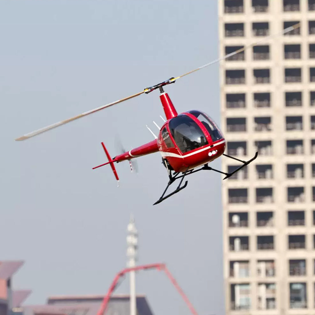 RVE R22 Robinson 700-Class Super Large Scale GPS RC Helicopter with H2 Flight Controller - stirlingkit