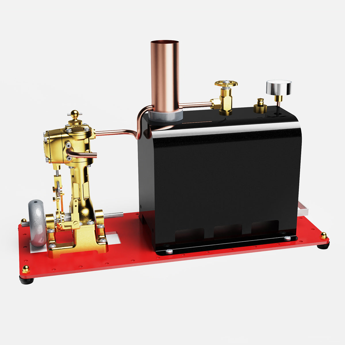 RW-BL1K DIY Live Steam Engine Boiler Model Kits Build Your Own Working Steam Engine Full Sets - stirlingkit