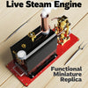 RW-BL1K DIY Live Steam Engine Boiler Model Kits Build Your Own Working Steam Engine Full Sets