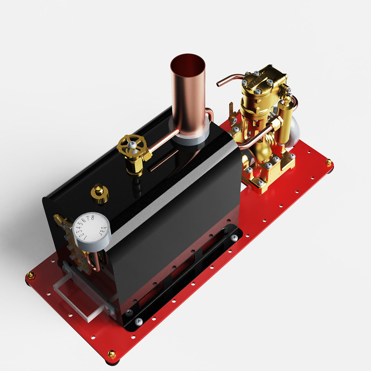 RW-BL1K DIY Live Steam Engine Boiler Model Kits Build Your Own Working Steam Engine Full Sets - stirlingkit
