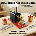 RW-BL1K DIY Live Steam Engine Boiler Model Kits Build Your Own Working Steam Engine Full Sets