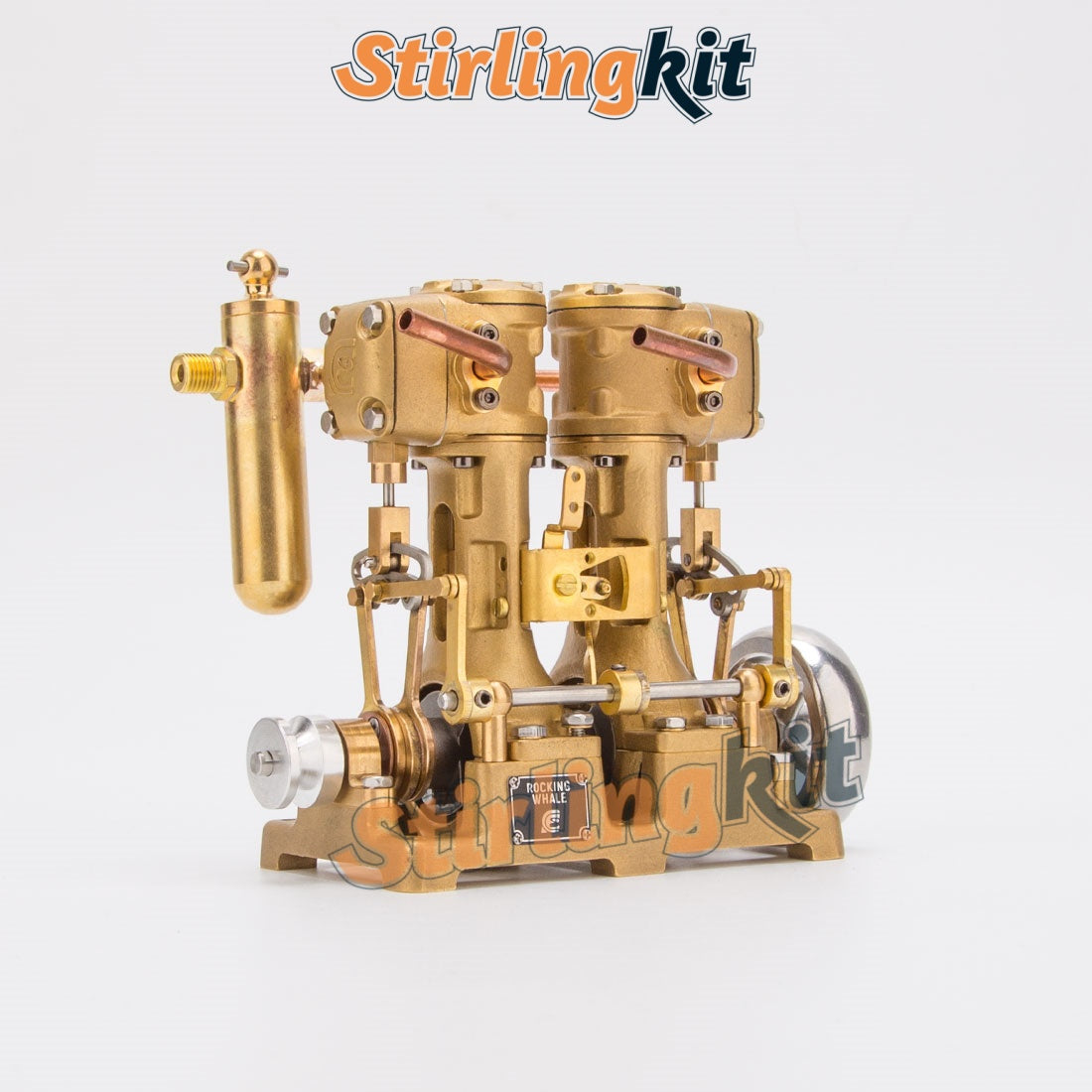 RW-L2 Retro Precision Mini Reciprocating Inline Twin-Cylinder Steam ...