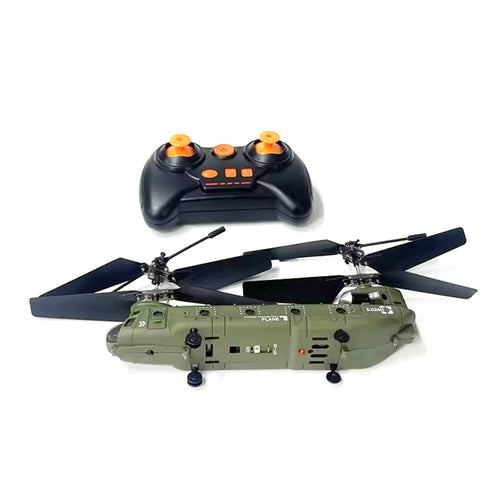 S026H Dual-Rotor Transport Aircraft 2.4G RC 3CH Tandem Rotor Military RC Helicopter Model RTF