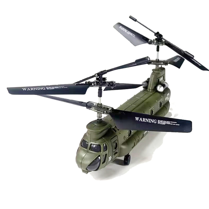 S026H Dual-Rotor Transport Aircraft 2.4G RC 3CH Tandem Rotor Military ...