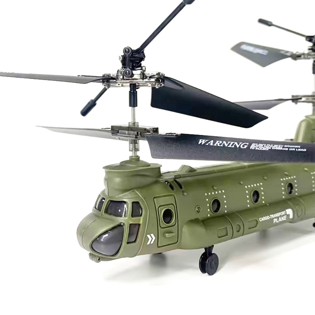 S026H Dual-Rotor Transport Aircraft 2.4G RC 3CH Tandem Rotor Military RC Helicopter Model RTF - stirlingkit