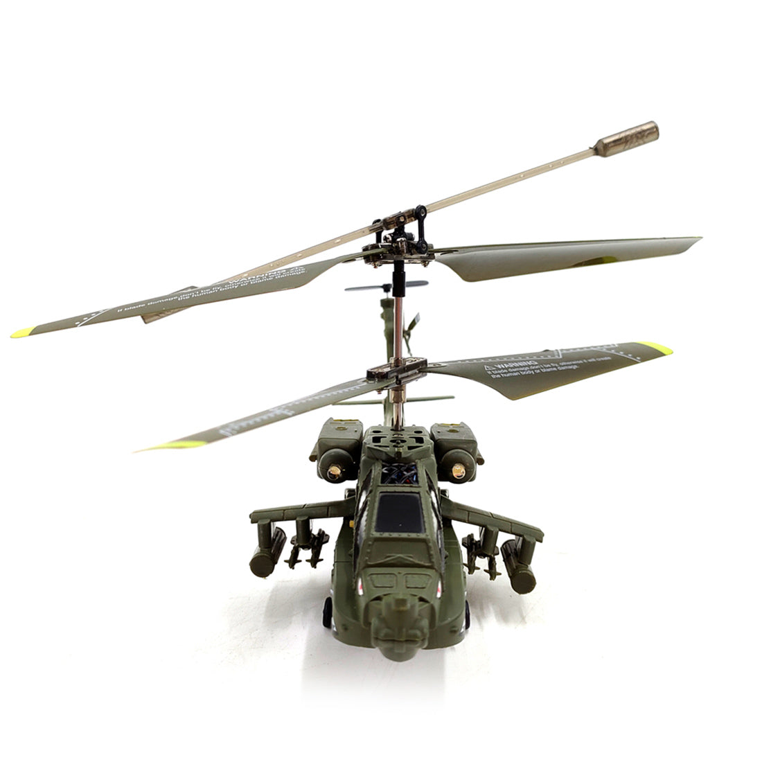Mini Apache S109H Mini 2.4G RC 3CH Apache RC Helicopter for Kids Dual-Prop Gyro ...