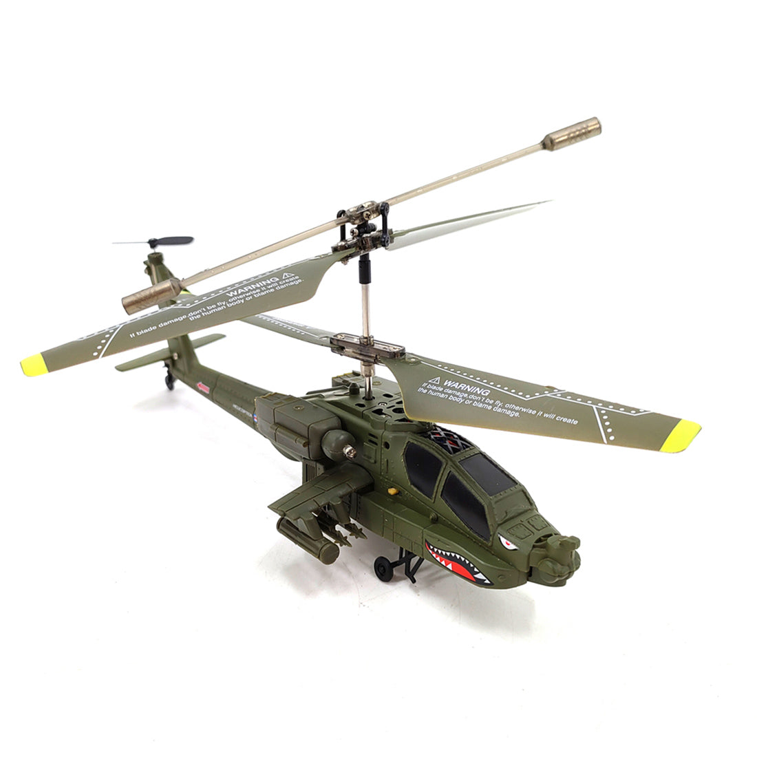 Mini Apache S109H Mini 2.4G RC 3CH Apache RC Helicopter for Kids Dual-Prop Gyro ...