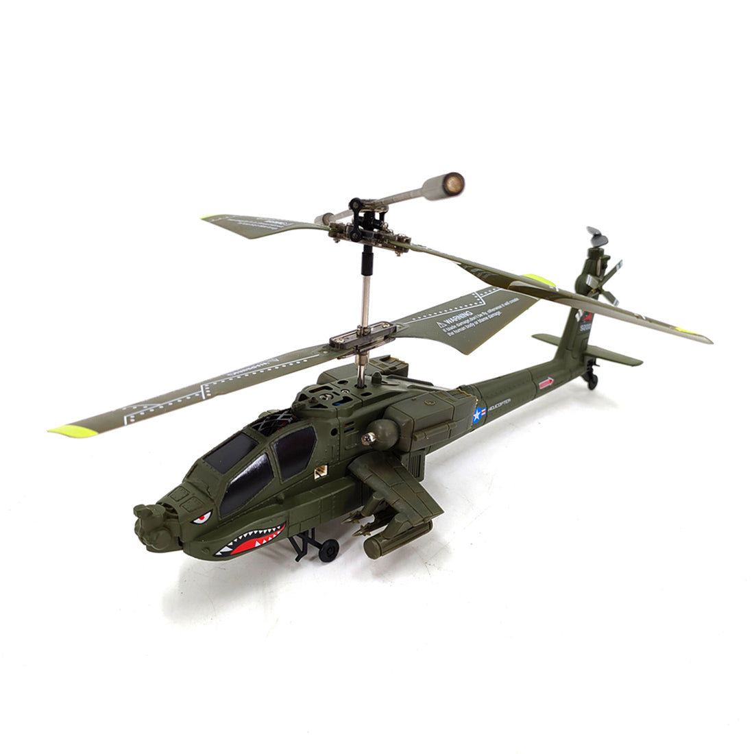 Mini Apache S109H Mini 2.4G RC 3CH Apache RC Helicopter for Kids Dual-Prop Gyro ...