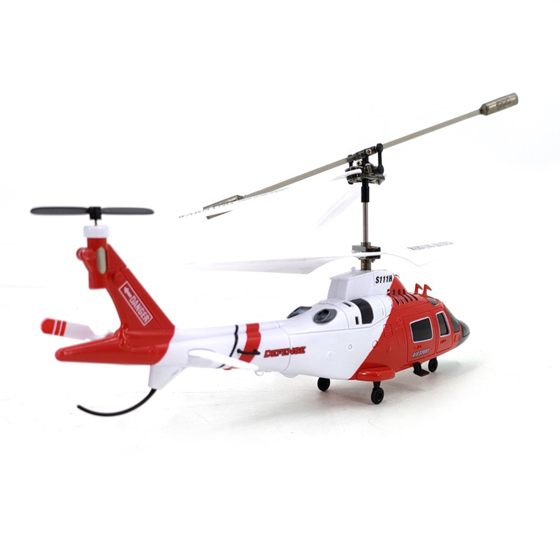 S111H 2.4G RC Airplane 3CH Dual-Prop Gyro Stabilized RC Helicopter Aircraft Model with Bright Night Navigation Lights - RTF Version - stirlingkit