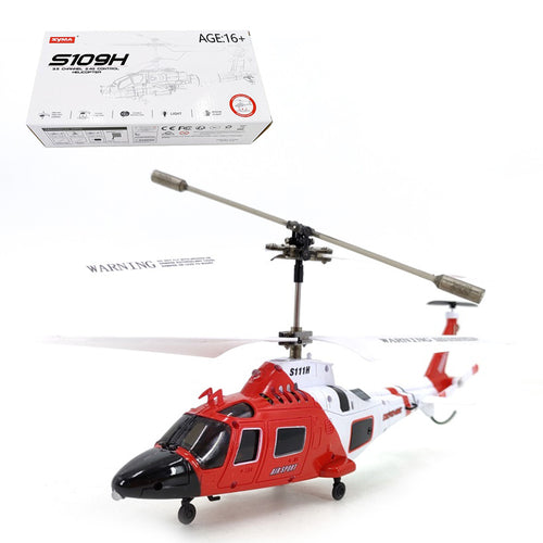 S111H 2.4G RC Airplane 3CH Dual-Prop Gyro Stabilized RC Helicopter Aircraft Model with Bright Night Navigation Lights - RTF Version - stirlingkit