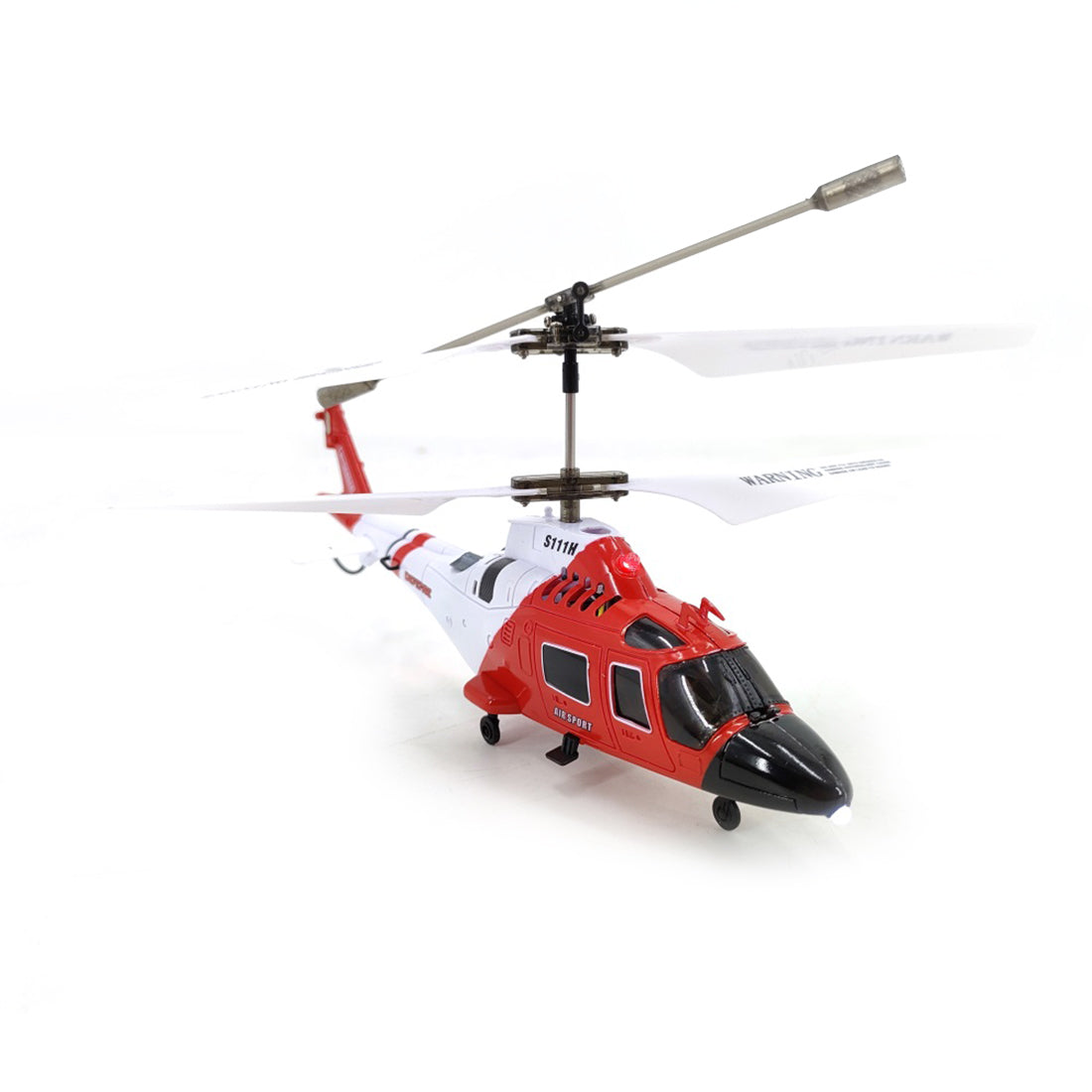 S111H 2.4G RC Airplane 3CH Dual-Prop Gyro Stabilized RC Helicopter Aircraft Model with Bright Night Navigation Lights - RTF Version - stirlingkit